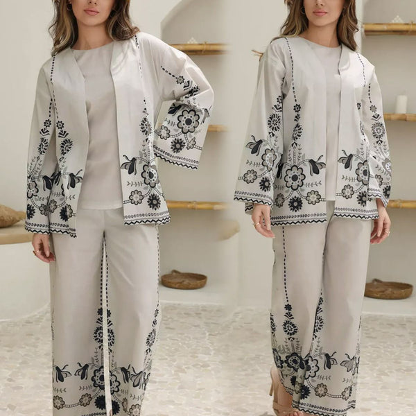 Fusion Western Gown 3-Piece Co-Ords Set