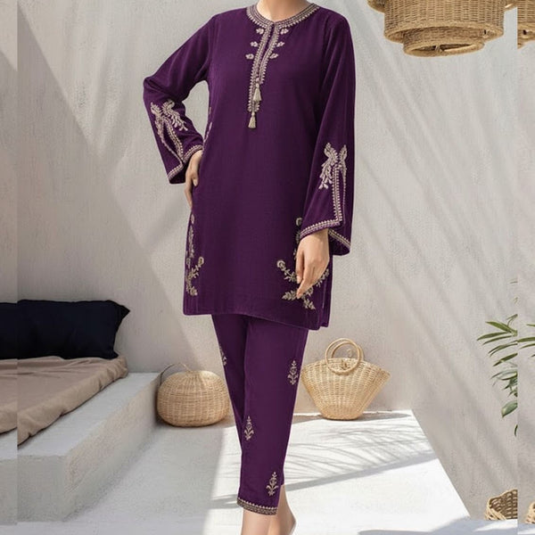 ZAWAR HANDWORK VELVET EDITION – Winter Luxury Wear