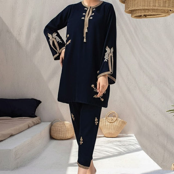 ZAWAR HANDWORK VELVET EDITION – Winter Luxury Wear