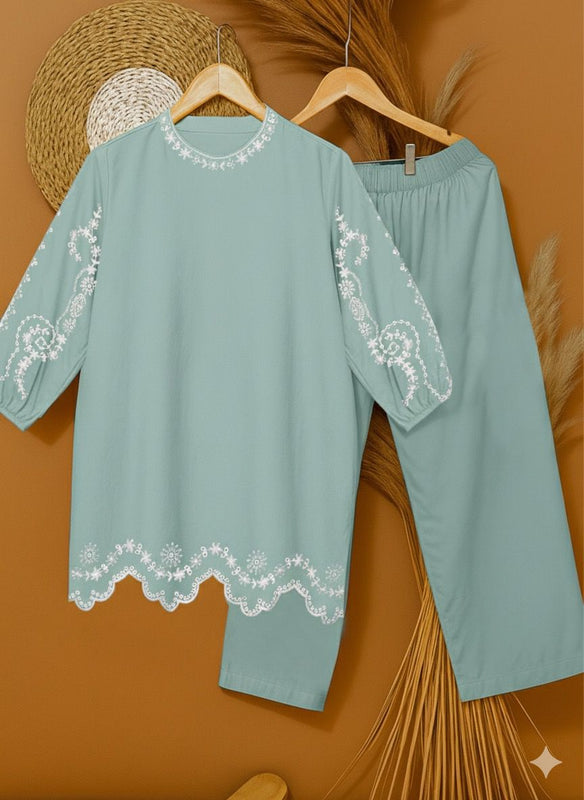 ✨ KORAL LASER CUTWORKED 2 PIECE SUIT ✨