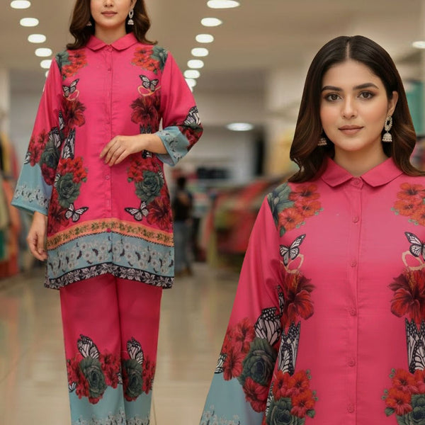 Fusion Premium KHADDAR Co-Ords Set – Crystal Khaddar (Winter Chapter Edition)