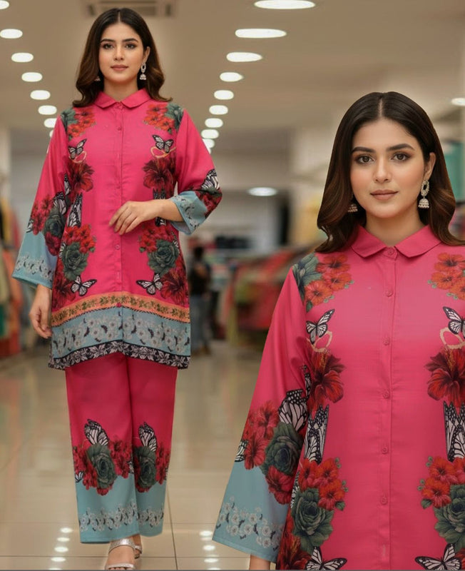 Fusion Premium KHADDAR Co-Ords Set – Crystal Khaddar (Winter Chapter Edition)