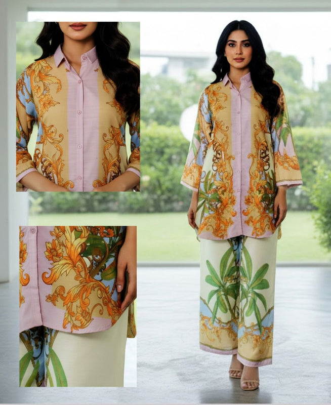 Fusion Premium KHADDAR Co-Ords Set – Crystal Khaddar (Winter Chapter Edition)