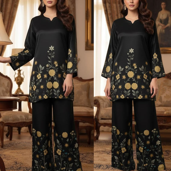 Fusion Premium KHADDAR Co-Ords Set – Crystal Khaddar (Winter Chapter Edition)