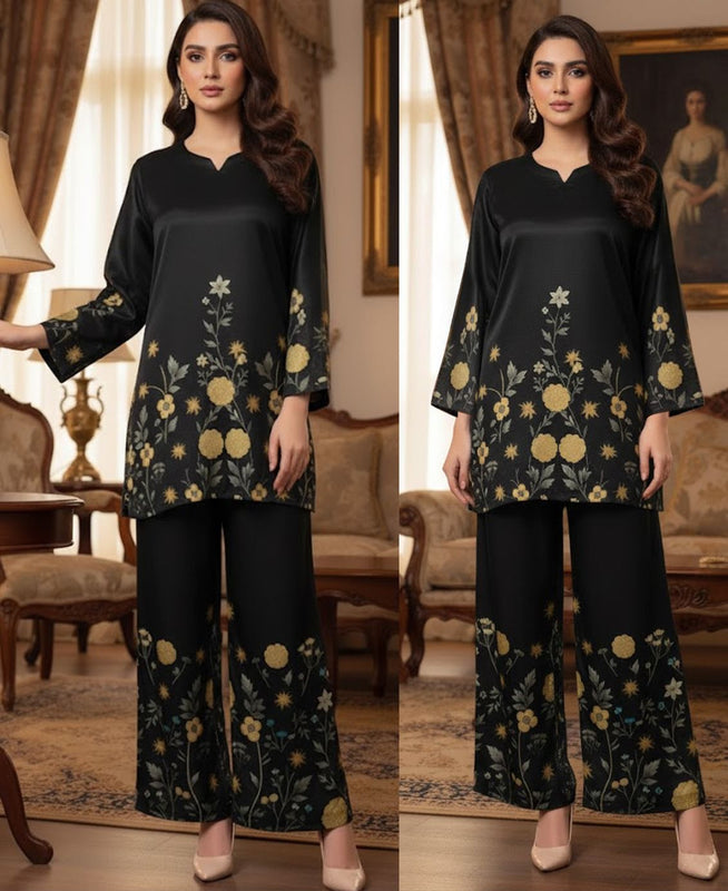 Fusion Premium KHADDAR Co-Ords Set – Crystal Khaddar (Winter Chapter Edition)