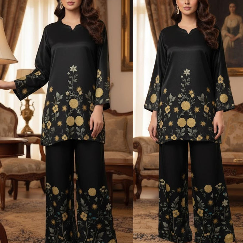 Fusion Premium KHADDAR Co-Ords Set – Crystal Khaddar (Winter Chapter Edition)