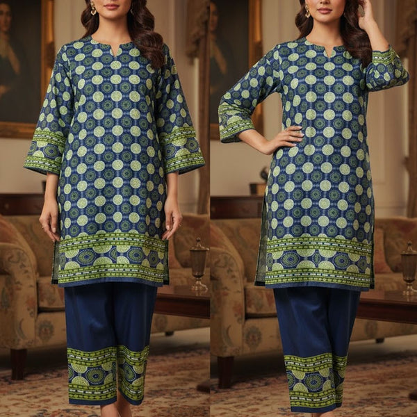 Fusion Premium KHADDAR Co-Ords Set – Crystal Khaddar (Winter Chapter Edition)