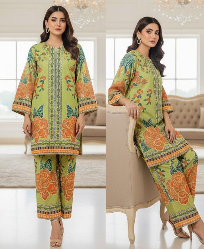 Fusion Premium KHADDAR Co-Ords Set – Crystal Khaddar (Winter Chapter Edition)