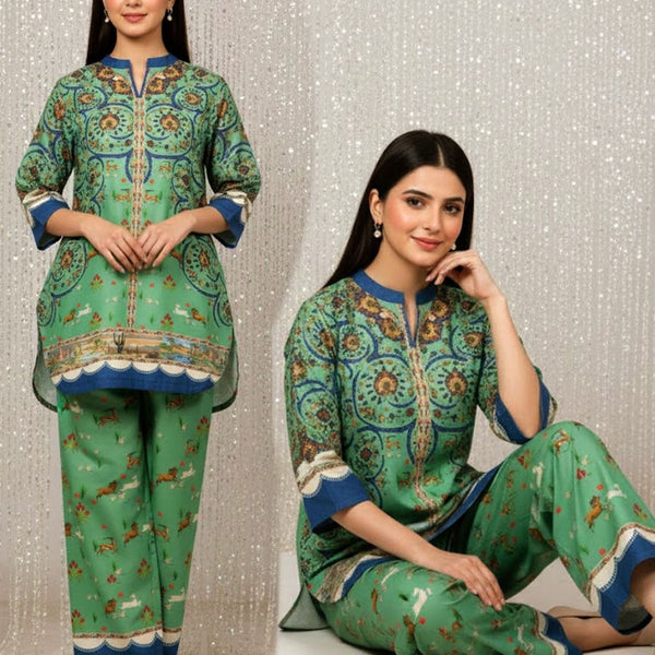 Fusion Premium KHADDAR Co-Ords Set – Crystal Khaddar (Winter Chapter Edition)