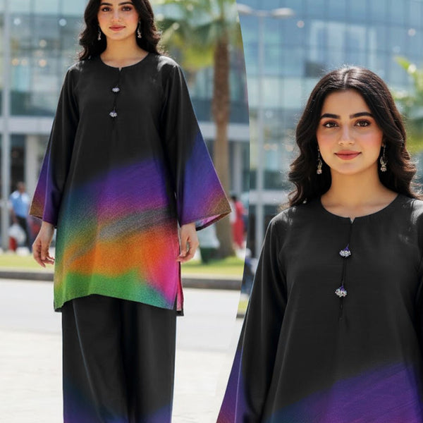 Fusion Premium KHADDAR Co-Ords Set – Crystal Khaddar (Winter Chapter Edition)