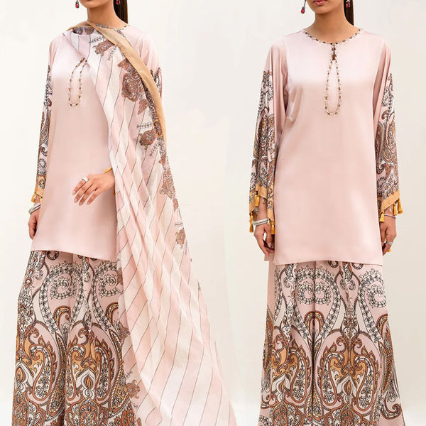 ✨ Kurdas – Luxe Charmeuse Silk 3-Piece Suit ✨