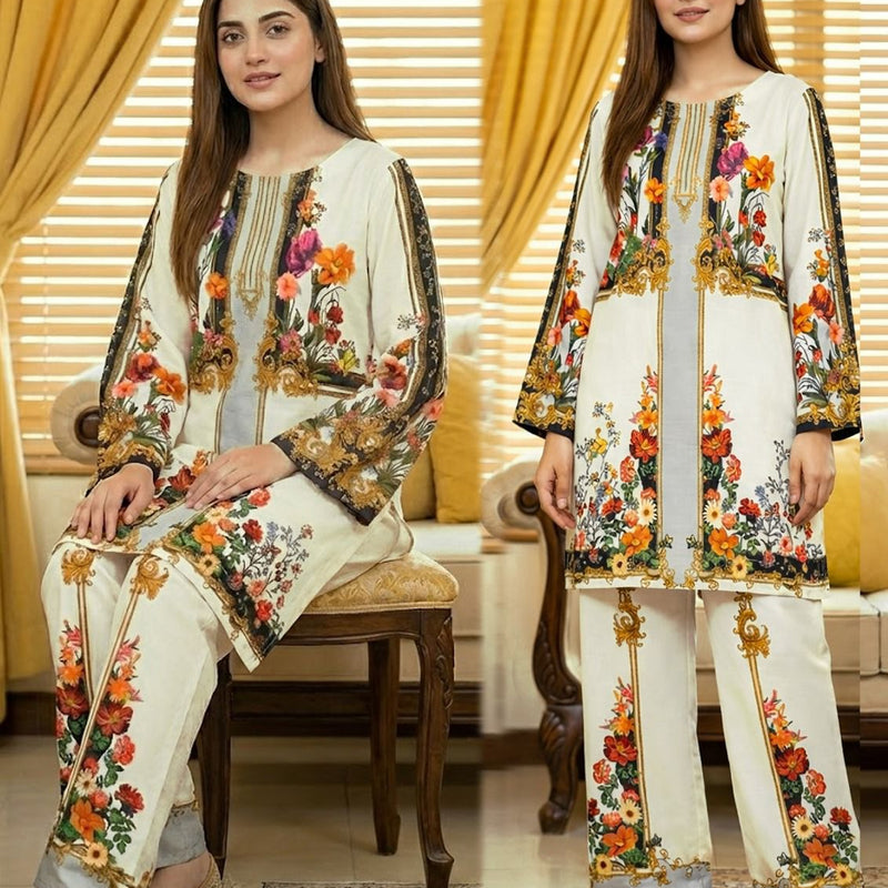 Fusion Premium Cotton Silk Co-Ords Set Price 1749/- !SL00247
