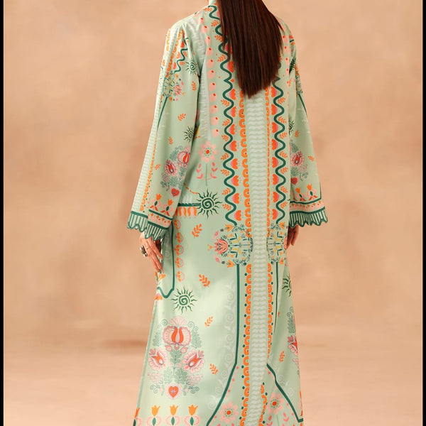 ✨ Printed Designer Long Shirt – Elegant Summer Pret ✨
