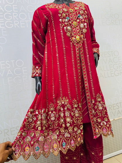 Fancy Formal Handwork 3-Piece Suit Fancy 001
