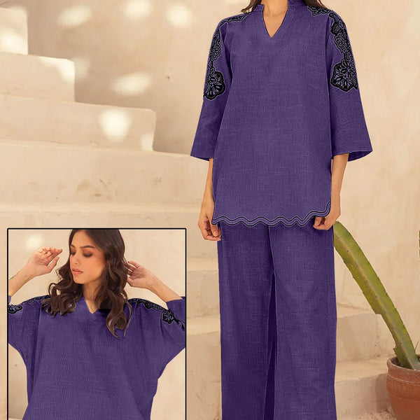 ✨ WAVE CUT EMB – 2 PIECE SUIT