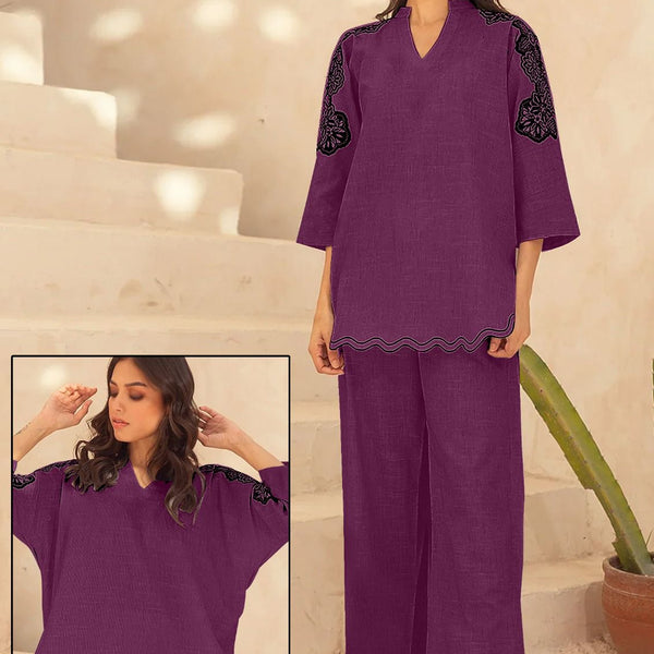✨ WAVE CUT EMB – 2 PIECE SUIT