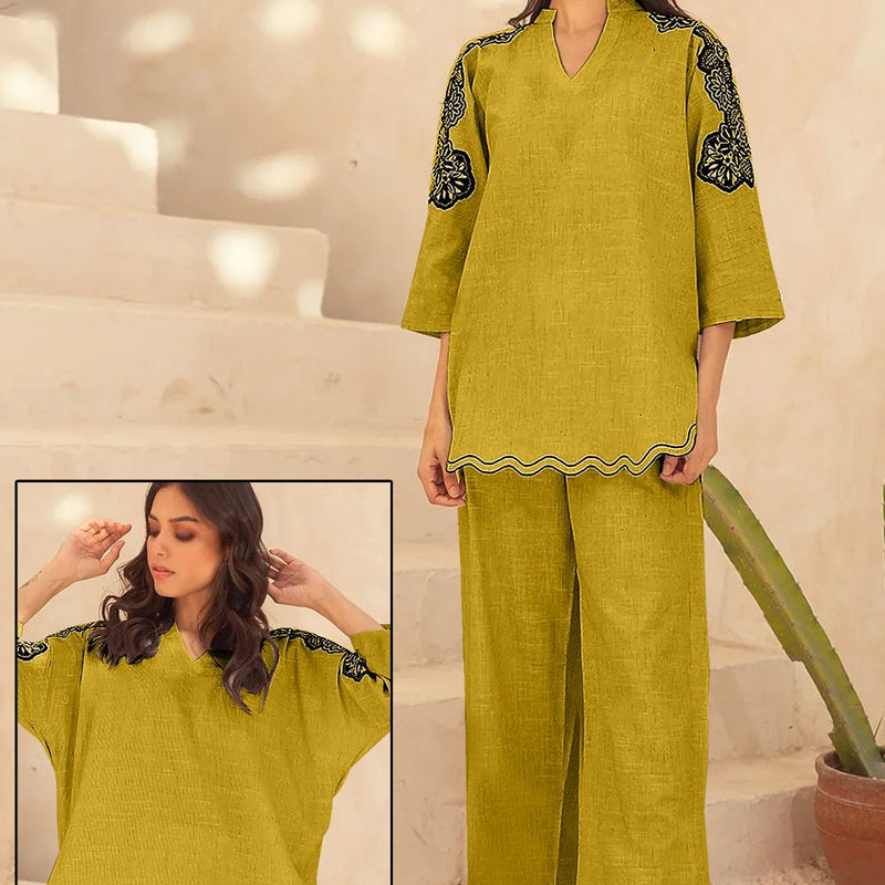 ✨ WAVE CUT EMB – 2 PIECE SUIT