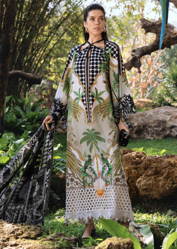 Maria B Inspired Luxury 2-Piece Suit – Long Shirt || PRICE 3499/- SL00249