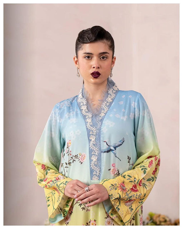 Fusion ŇAURAňG Printed 2-Piece Suit – Long Shirt || PRICE 2499/- SL00249