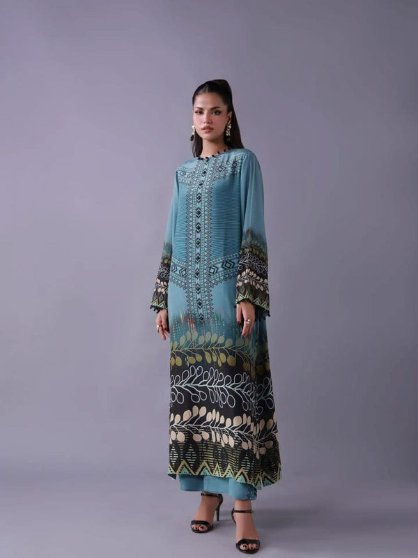 Fusion Printed 2-Piece Suit – Long Shirt || PRICE 2499/- SL00249