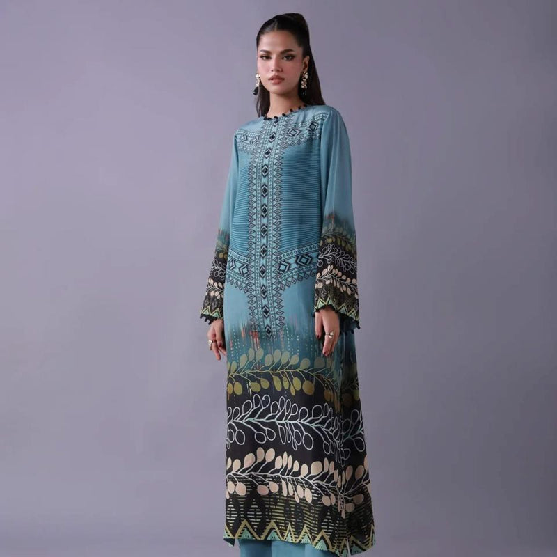 Fusion Printed 2-Piece Suit – Long Shirt || PRICE 2499/- SL00249