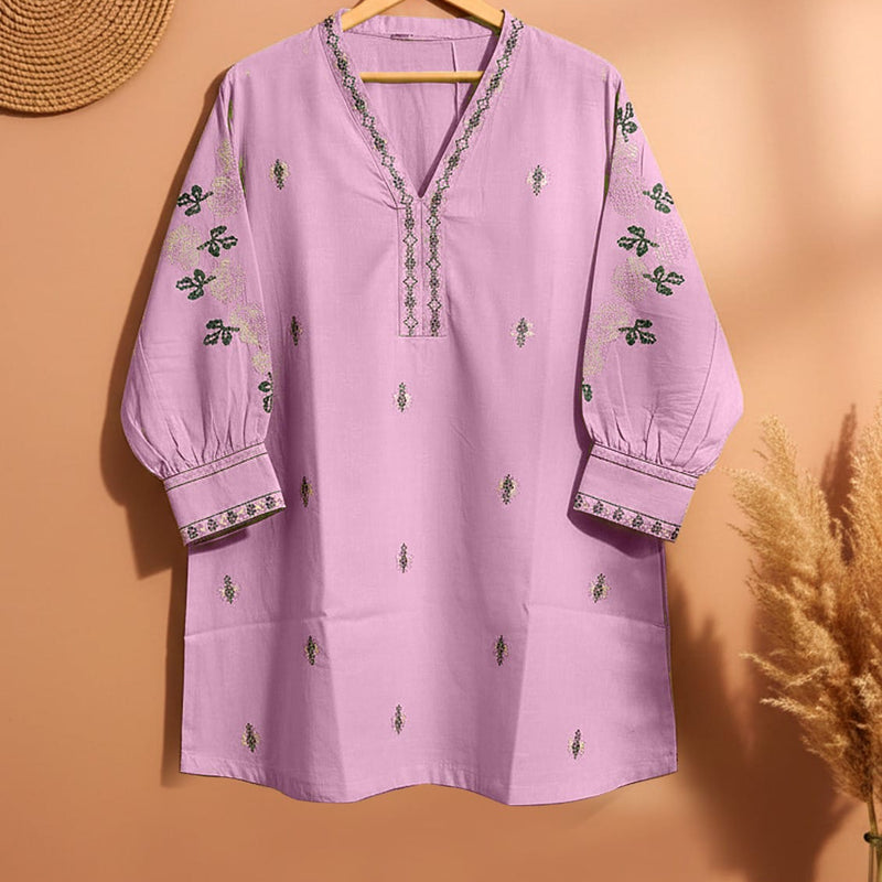 CROSS STITCH EMB KURTI