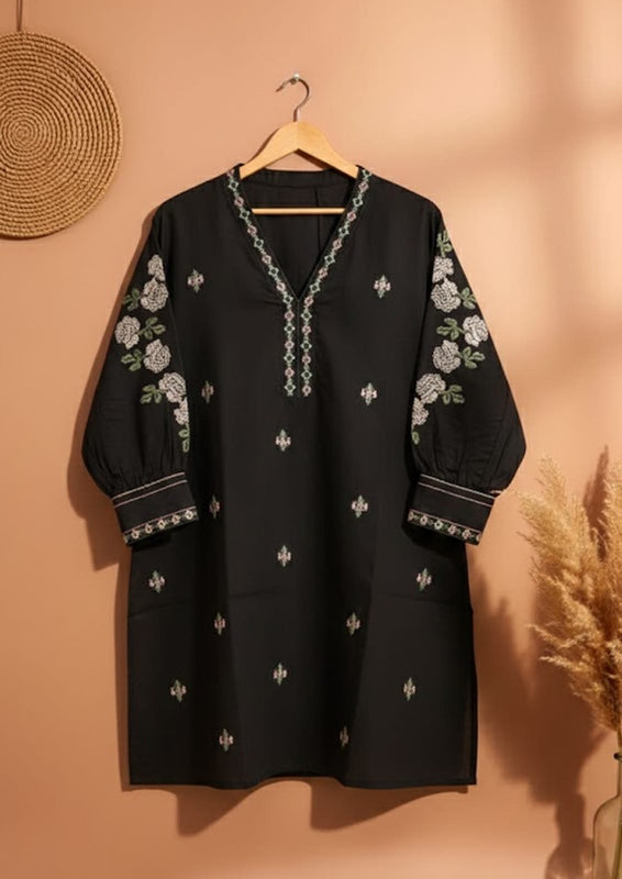 CROSS STITCH EMB KURTI