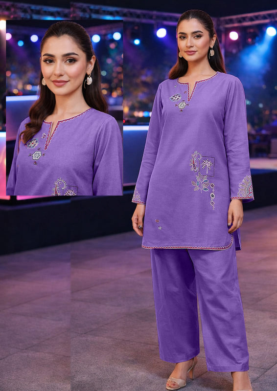 SHENORA EMB 2 PCS SUIT