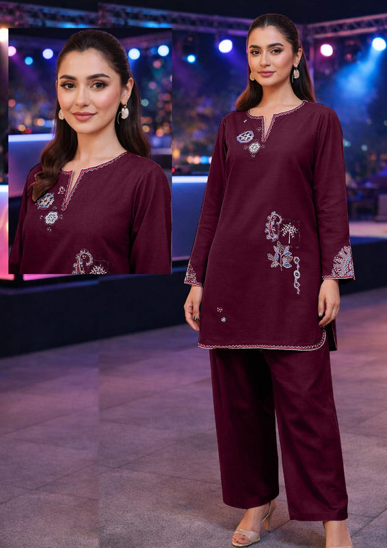 SHENORA EMB 2 PCS SUIT