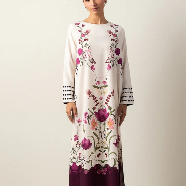 Fusion Printed 2-Piece Suit – Long Shirt || PRICE 2999/- SL00249