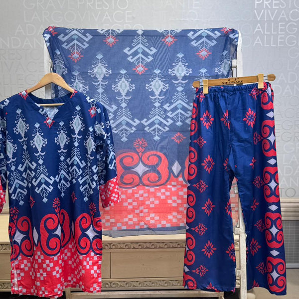 FUSION LAWN 3 PCS SUIT ✨ SL00250