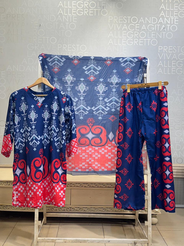 FUSION LAWN 3 PCS SUIT ✨ SL00250
