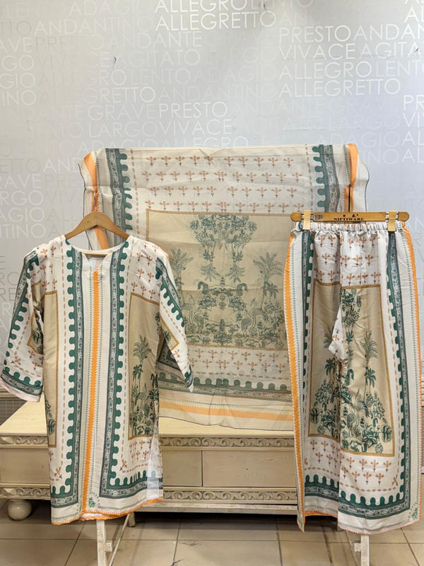 FUSION LAWN 3 PCS SUIT ✨ SL00250