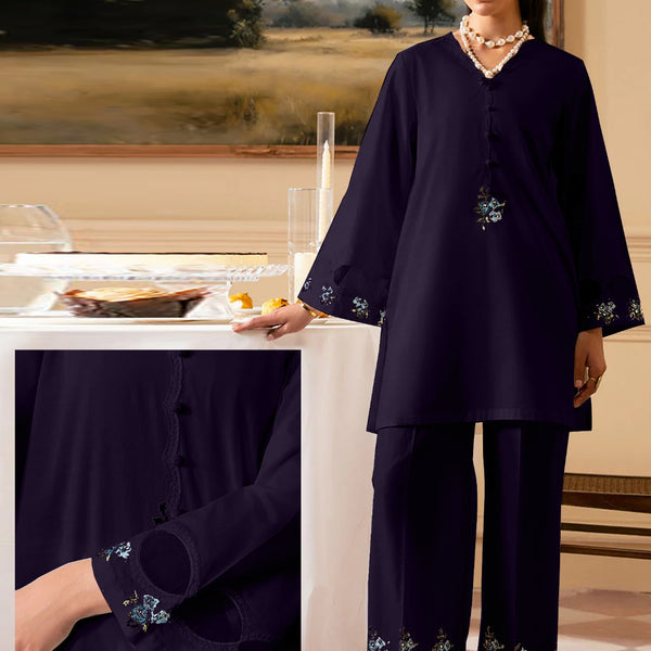 FANINO Embroidered 2-Piece Suit with Organza Sleeves ✨