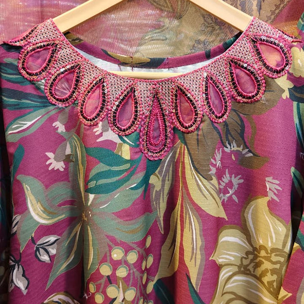 CUTWORKED ORGANZA EMB 3 PCS SUIT ✨ Maria B inspired