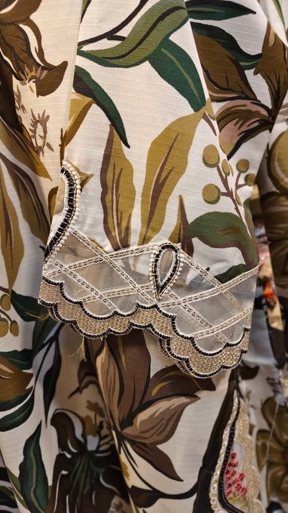 CUTWORKED ORGANZA EMB 3 PCS SUIT ✨