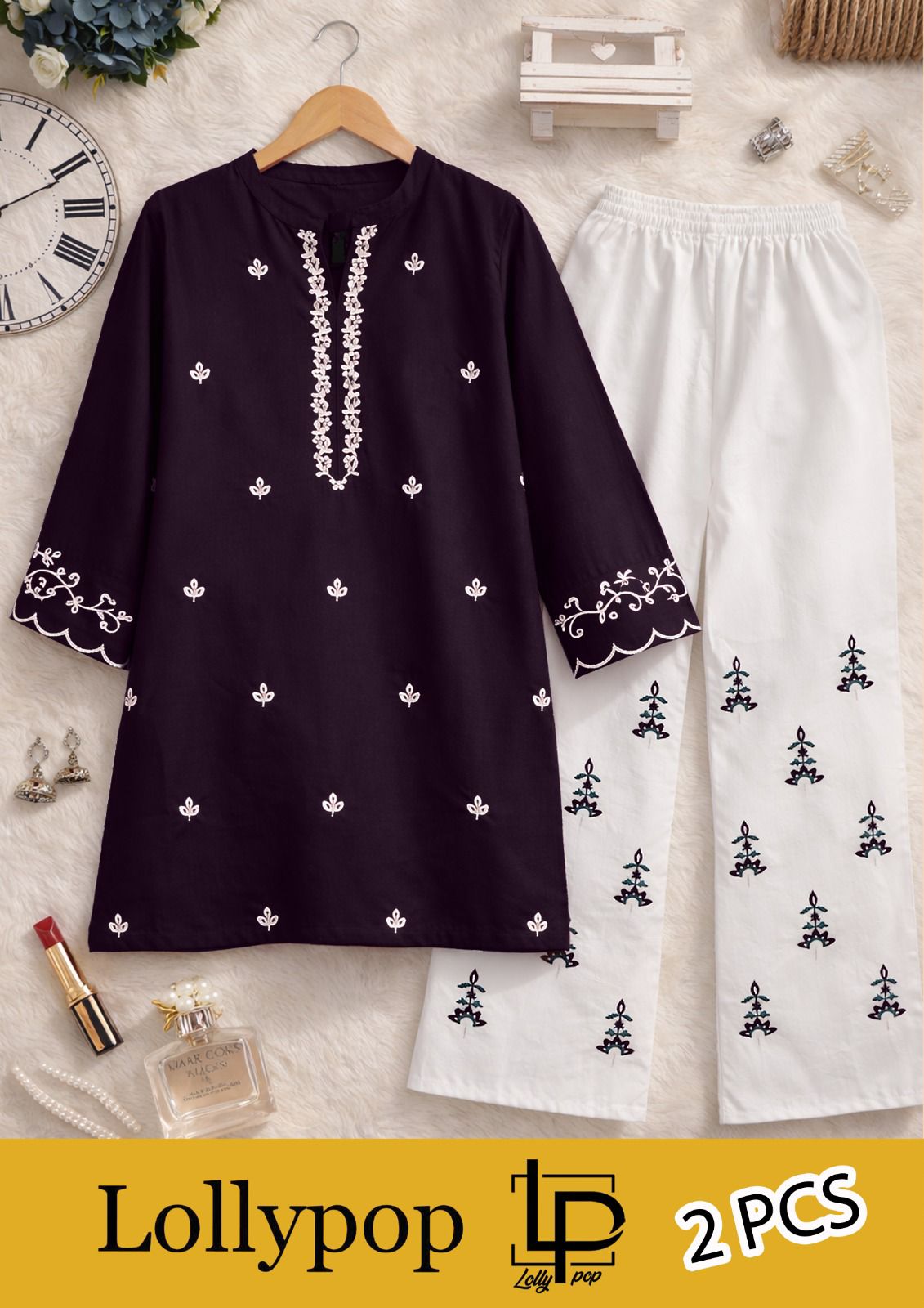 ORINGA EMB Series – 2 Piece Suit ✨Price 2099/- Designer Stitched co ords