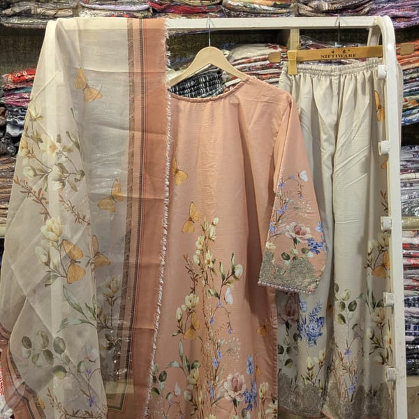 MARIA B INSPIRED HANDWORK 3 PIECE SUIT ✨🌸