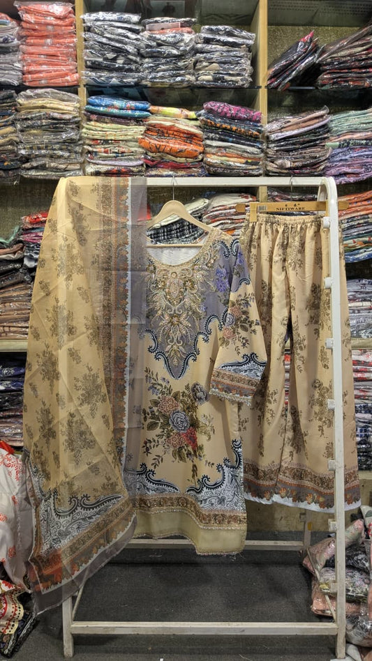 MARIA B INSPIRED HANDWORK 3 PIECE SUIT ✨🌸