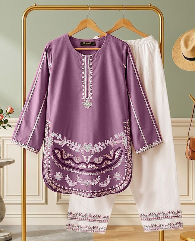 ZETRO FARSHI EMB 2 PCS SUIT