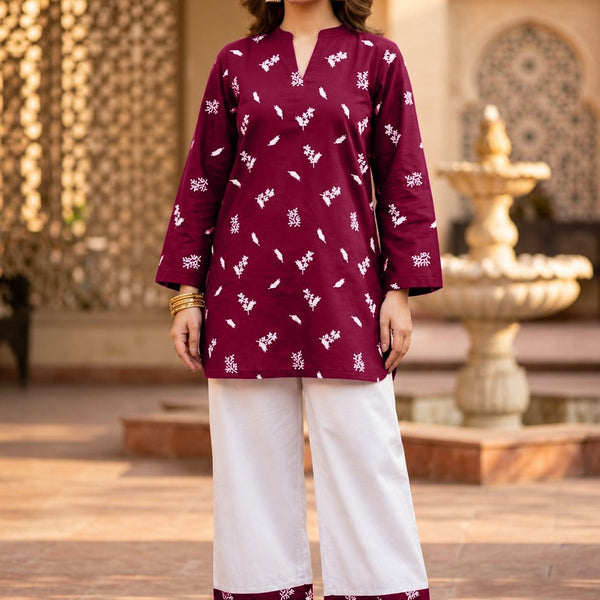 ORINGA EMB Series – 2 Piece Suit ✨ Rs 2099/- Stitched Suit