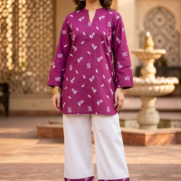 ORINGA EMB Series – 2 Piece Suit ✨ Rs 2099/- Stitched Suit