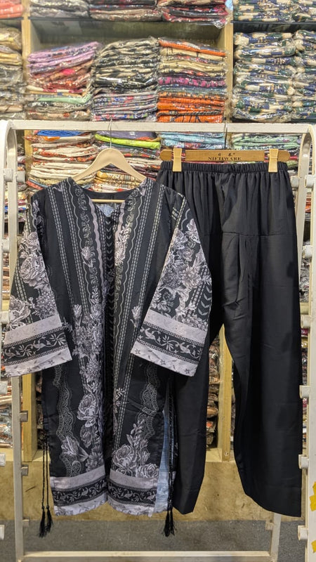 FARSHI SHALWAR SERIES – BLACK & WHITE EDITION 🖤🤍