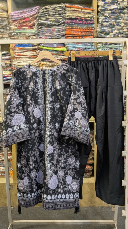 FARSHI SHALWAR SERIES – BLACK & WHITE EDITION 🖤🤍