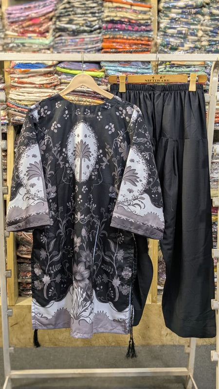 FARSHI SHALWAR SERIES – BLACK & WHITE EDITION 🖤🤍