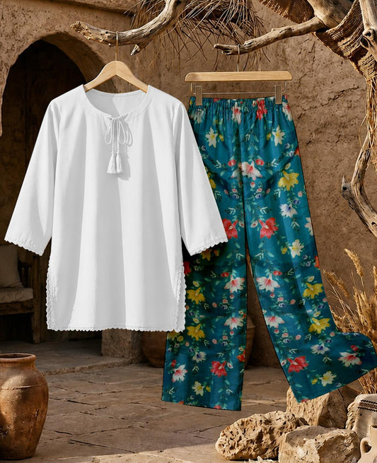 MUZANG BASIC COORDS SET (PURE LAWN)