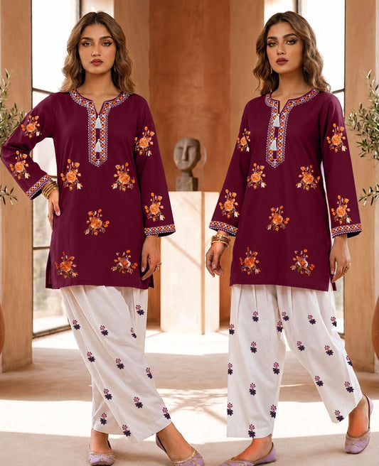ZETRO FARSHI VOL II EMB 2 PCS SUIT