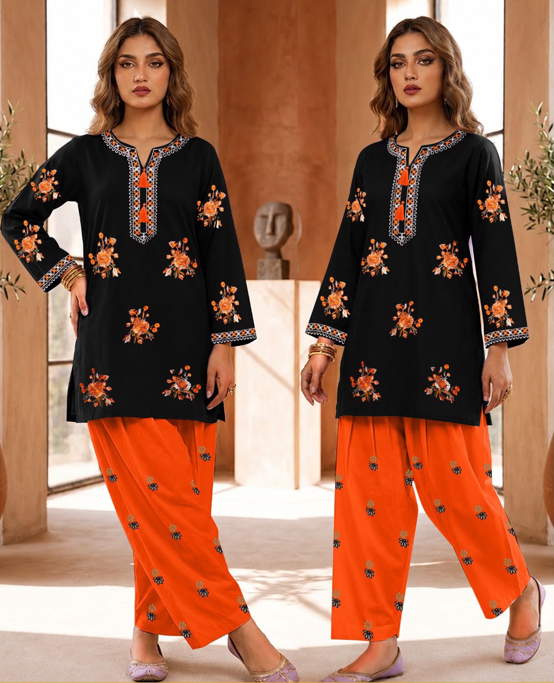 ZETRO FARSHI VOL II EMB 2 PCS SUIT