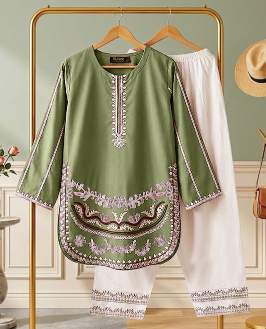 ZETRO FARSHI EMB 2 PCS SUIT