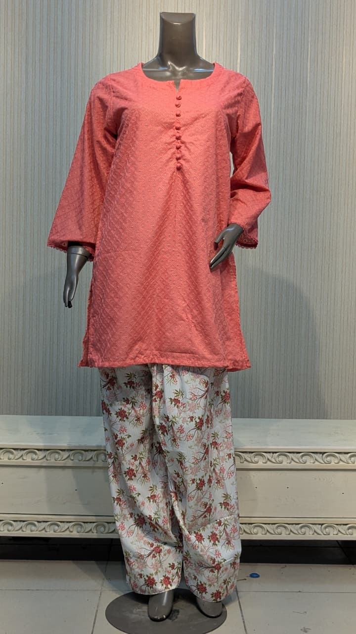 MUZANG BASIC CHIKANKARI – 2 Piece Suit ✨